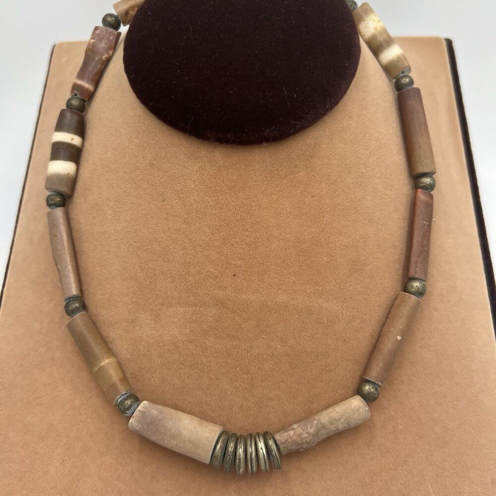 Vintage Artisan Tribal Australian Handmade Sea Urchin Necklace